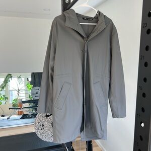 Grey Zara raincoat